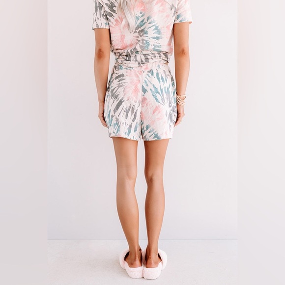 BiBi Pink Short Sleeve Tie Front Set - Picture 3 of 13